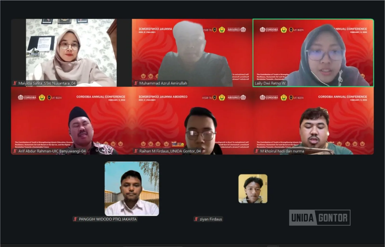 Mahasiswa UNIDA Gontor mempresentasikan makalah pada Cordoba Annual Conference 2026 di Universitas Islam Cordoba