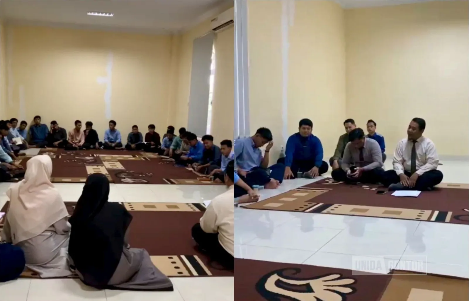 Mahasiswa baru PAI UNIDA Gontor dalam kegiatan PAI Gathering 2026 di Hall Shiroh Nabawiyah