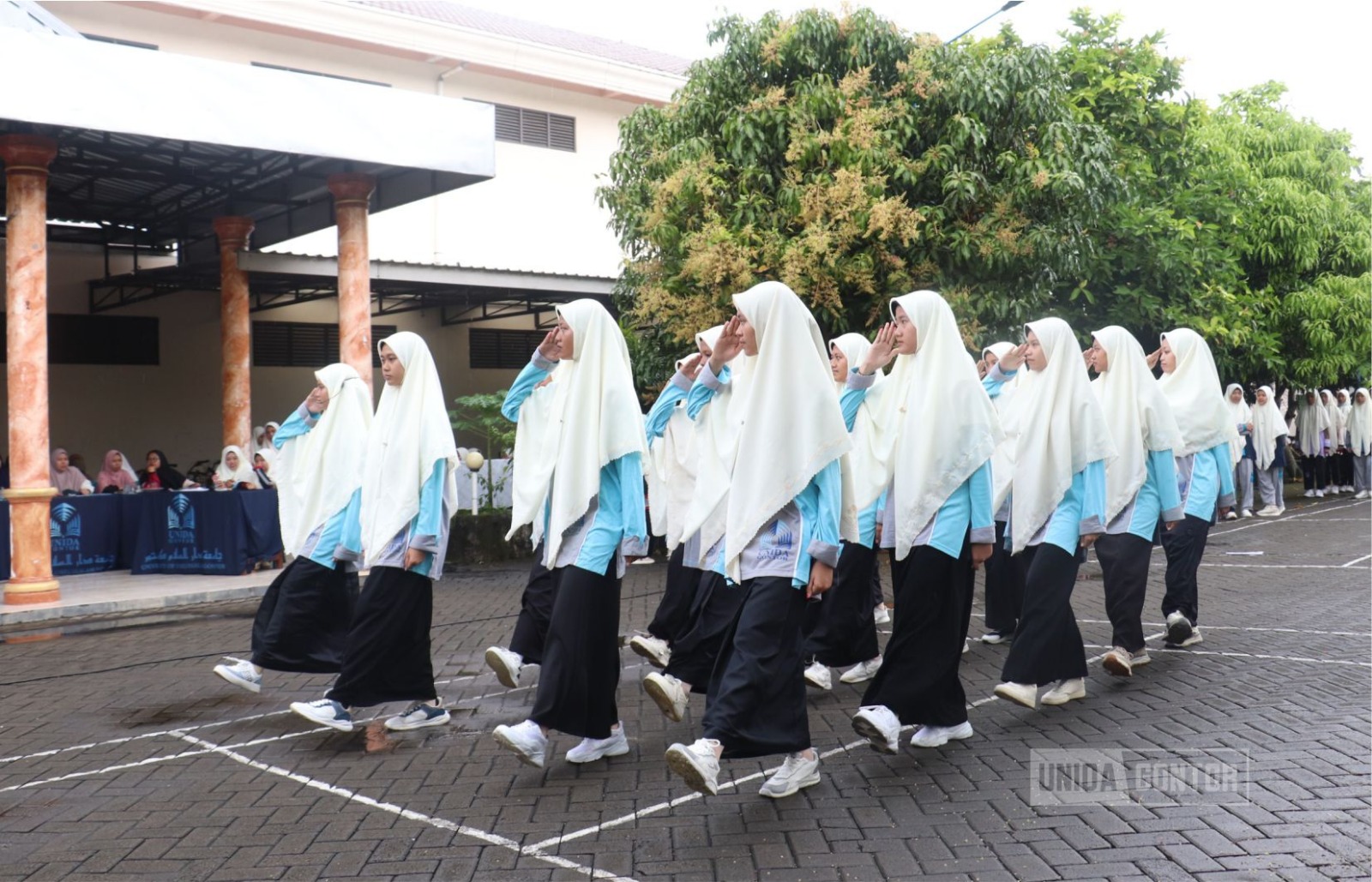 Pembukaan kegiatan PPKA 2026 mahasiswi di Lapangan Siti Aminah UNIDA Gontor