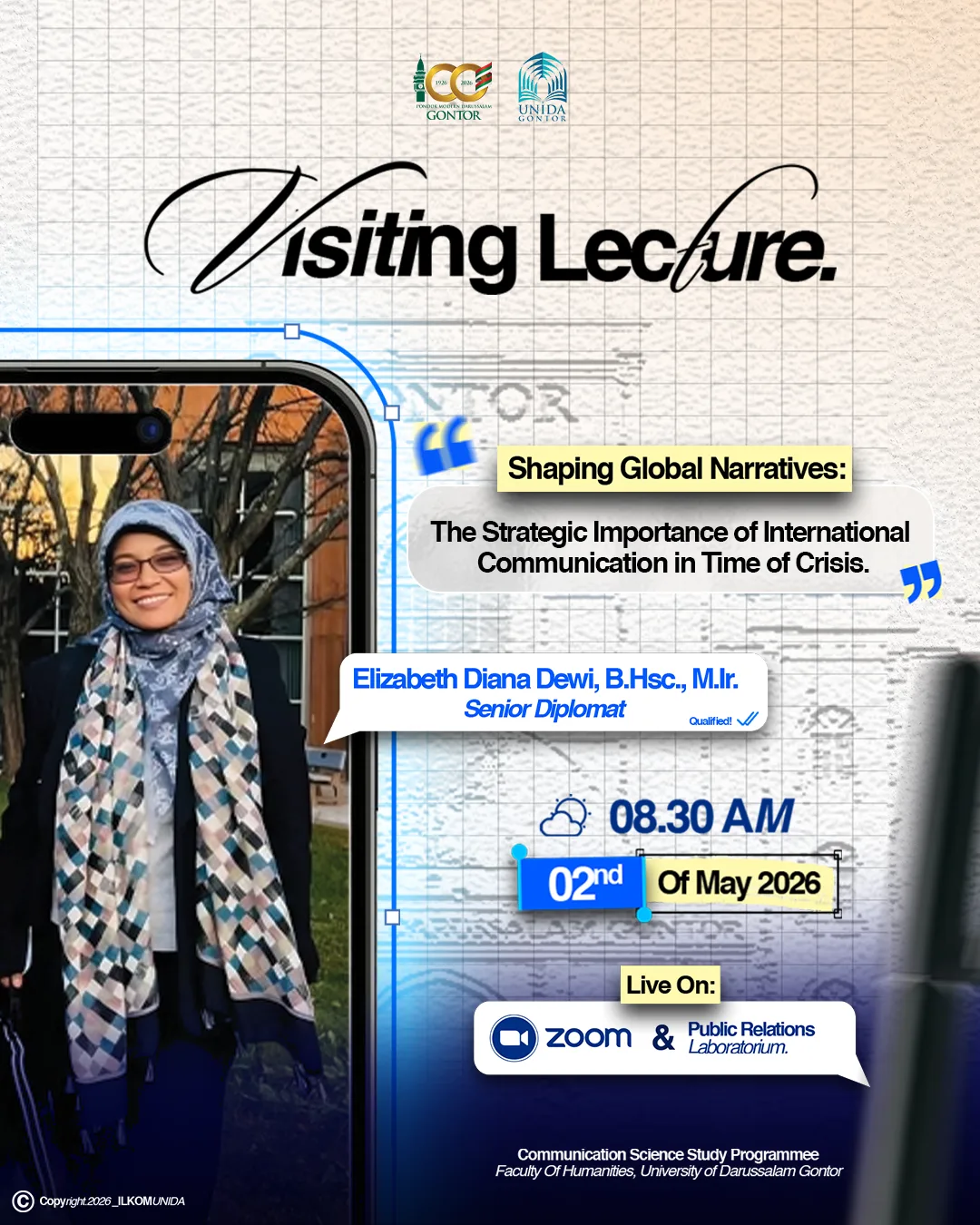 Visiting Lecture Highlights Strategic Role of International Communication in Global Crises
