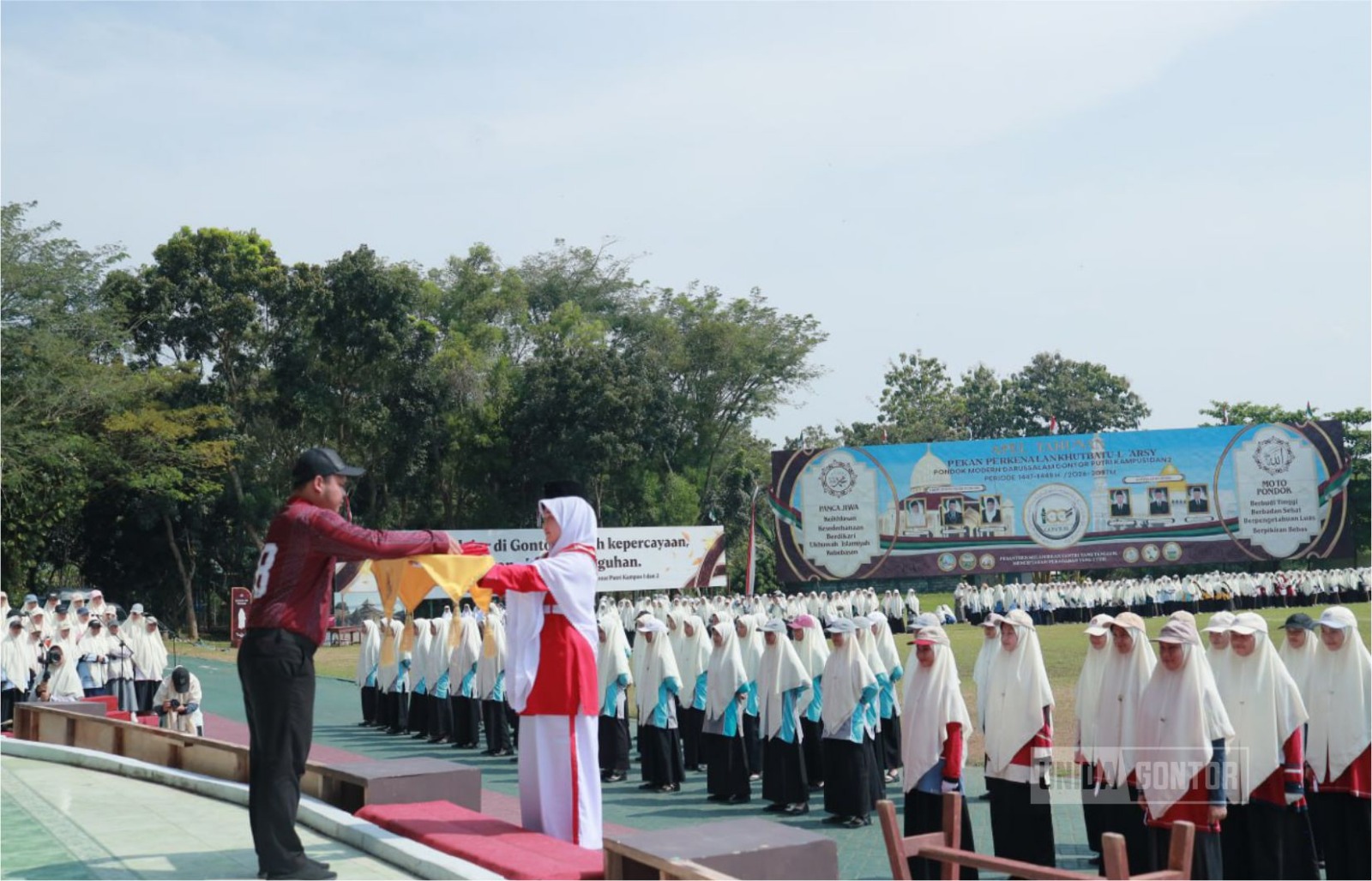 Gladi Kotor PPKA 2026 UNIDA Gontor di Lapangan Utama Gontor Putri 1