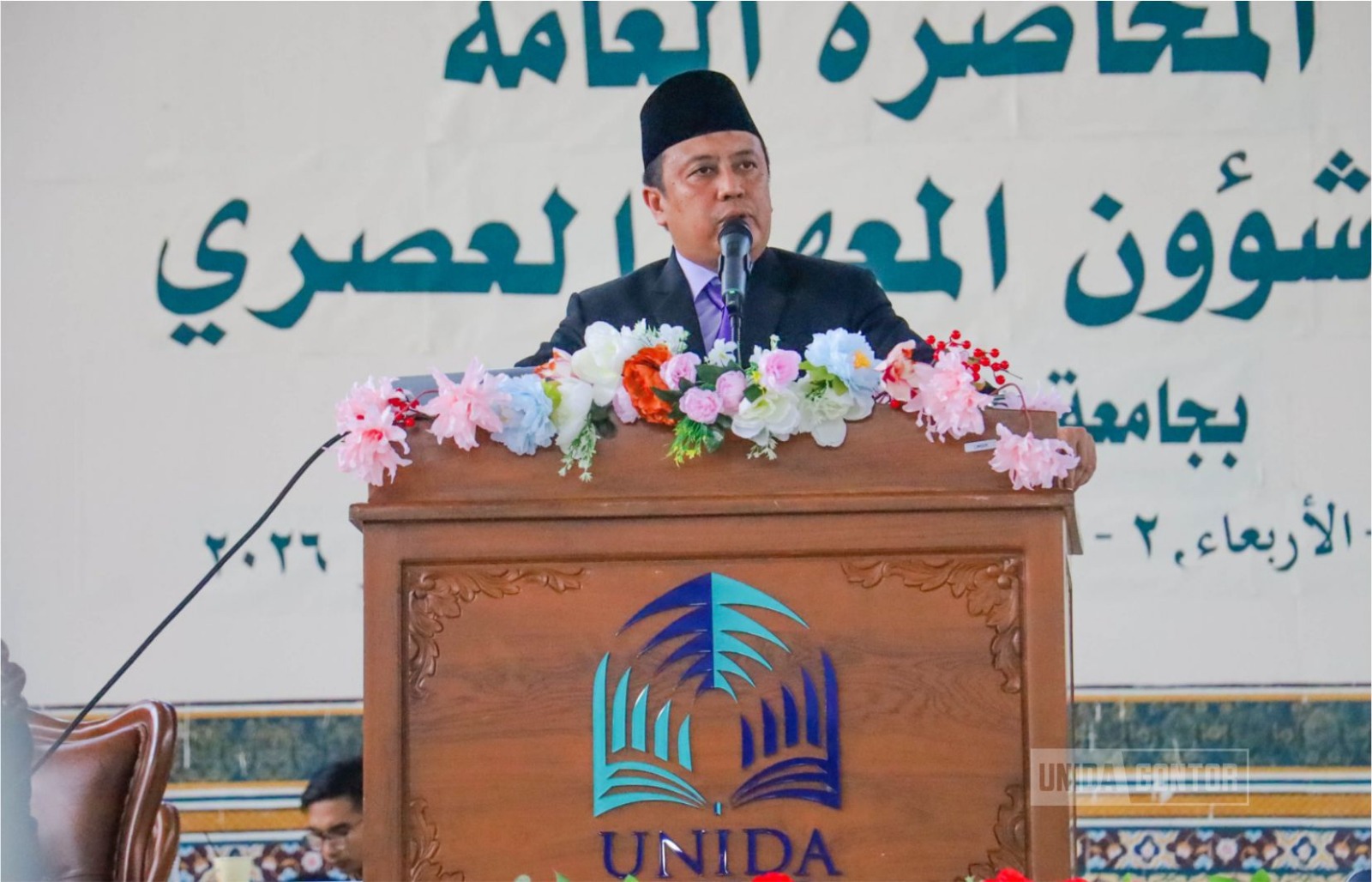 Kuliah Umum Babak IV Khutbatul Arsy UNIDA Gontor di Auditorium Gontor Putri Kampus 1