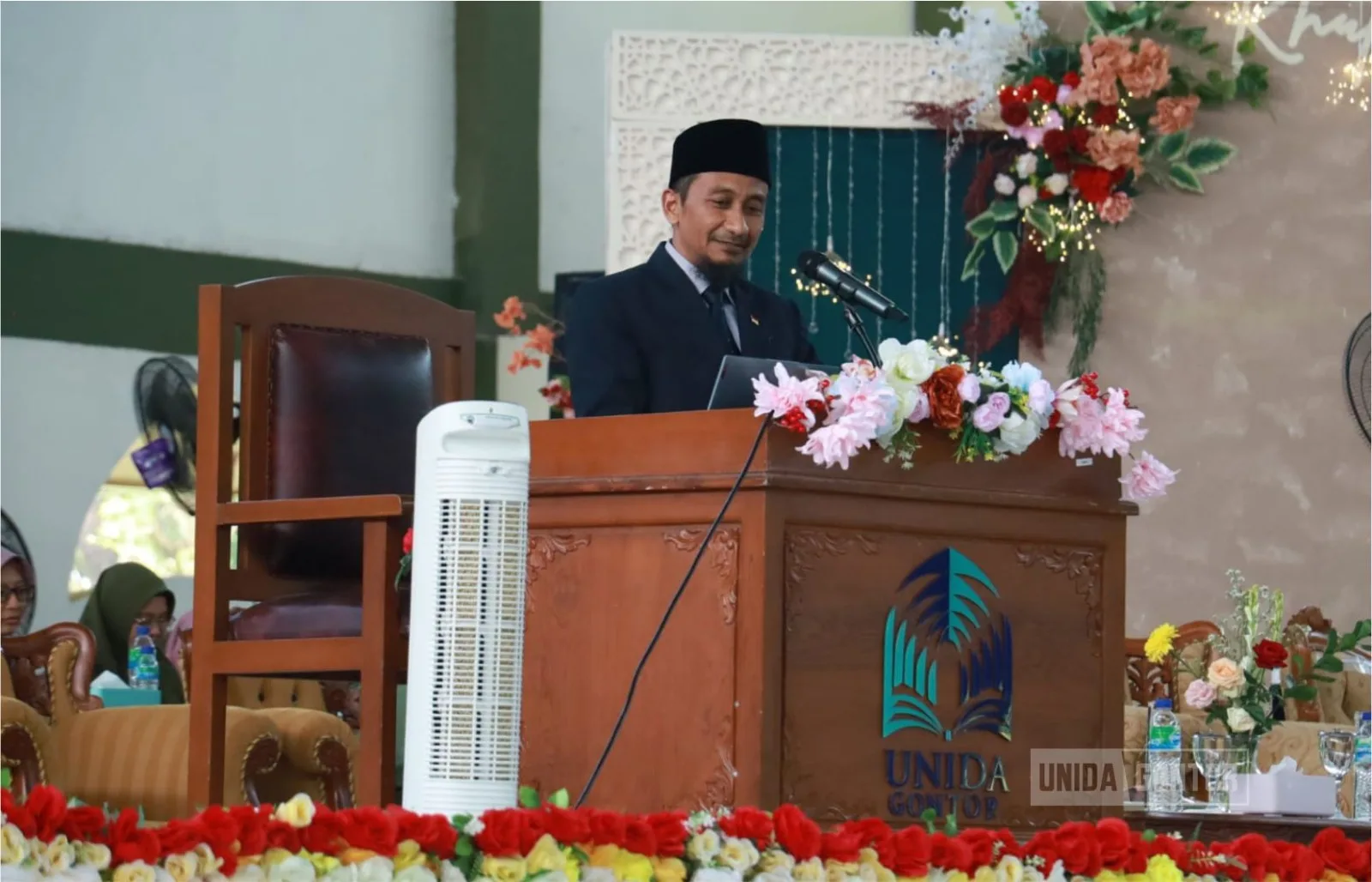 Kuliah Umum Babak IV Khutbatul Arsy UNIDA Gontor di Auditorium Gontor Putri Kampus 1