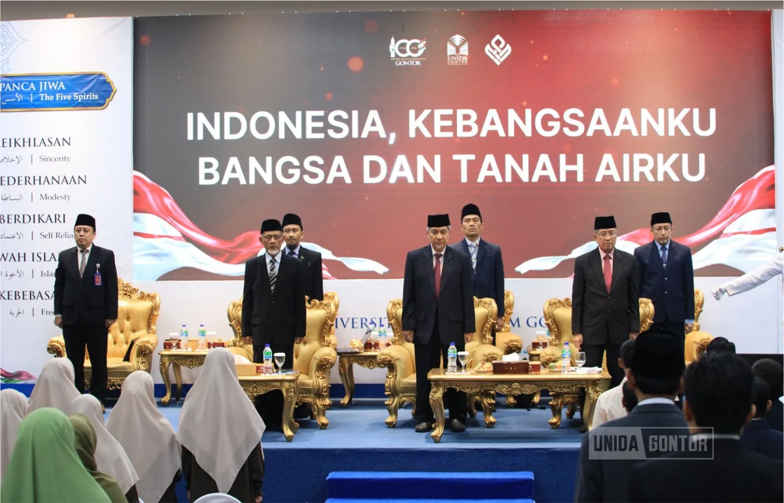 Kuliah Umum Khutbatul Arsy UNIDA Gontor di Gedung Terpadu