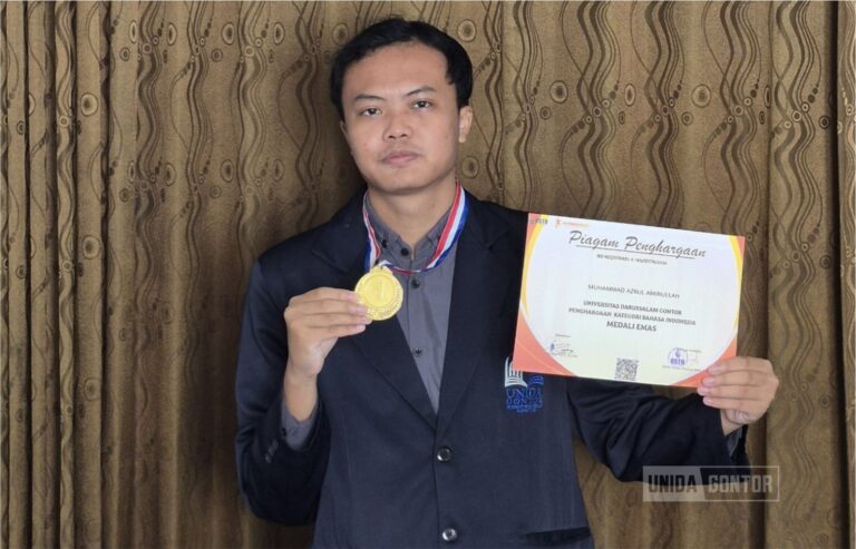 Mahasiswa UNIDA Gontor raih emas Olimpiade Nasional Bahasa Indonesia 2026