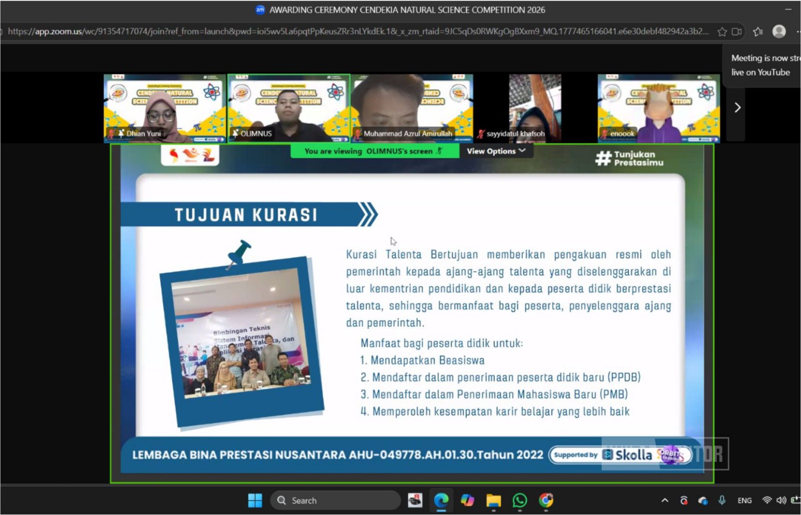 Mahasiswa UNIDA Gontor raih emas Olimpiade Nasional Bahasa Indonesia 2026