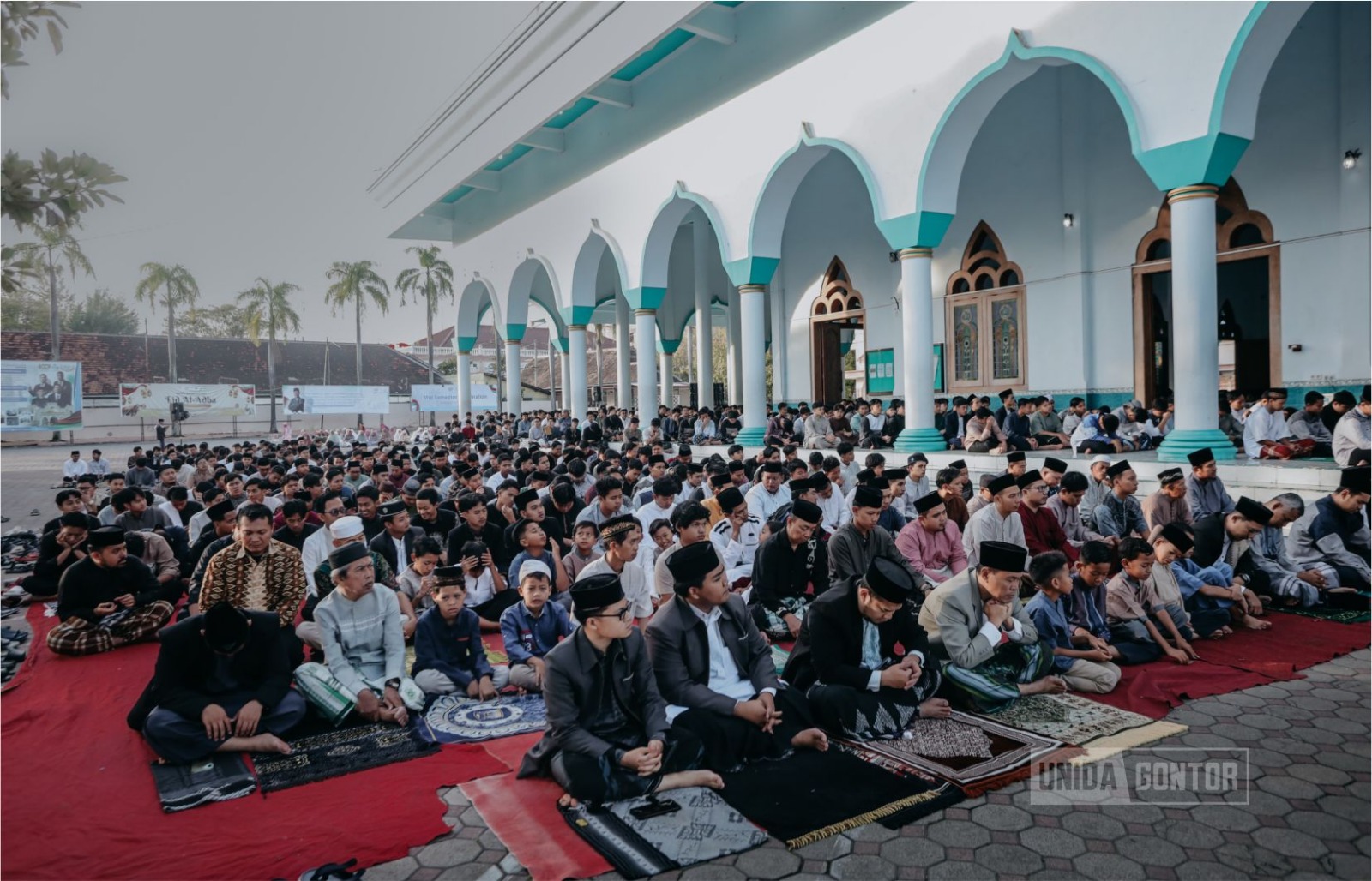 Pelaksanaan salat Idul Adha 1447 H di Masjid Jami’ UNIDA Gontor bersama sivitas akademika dan masyarakat