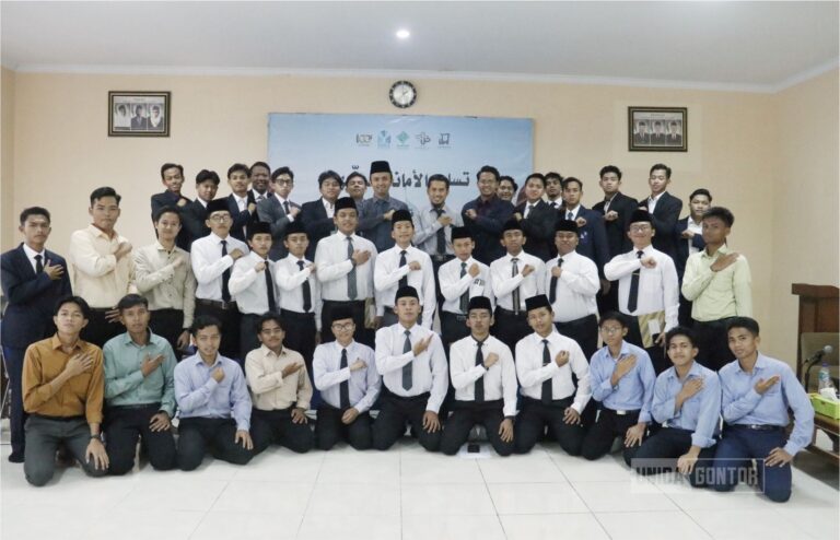 Pelantikan pengurus HMP PBA dan Lisanul Arab UNIDA Gontor di Hall Siroh Nabawiyah