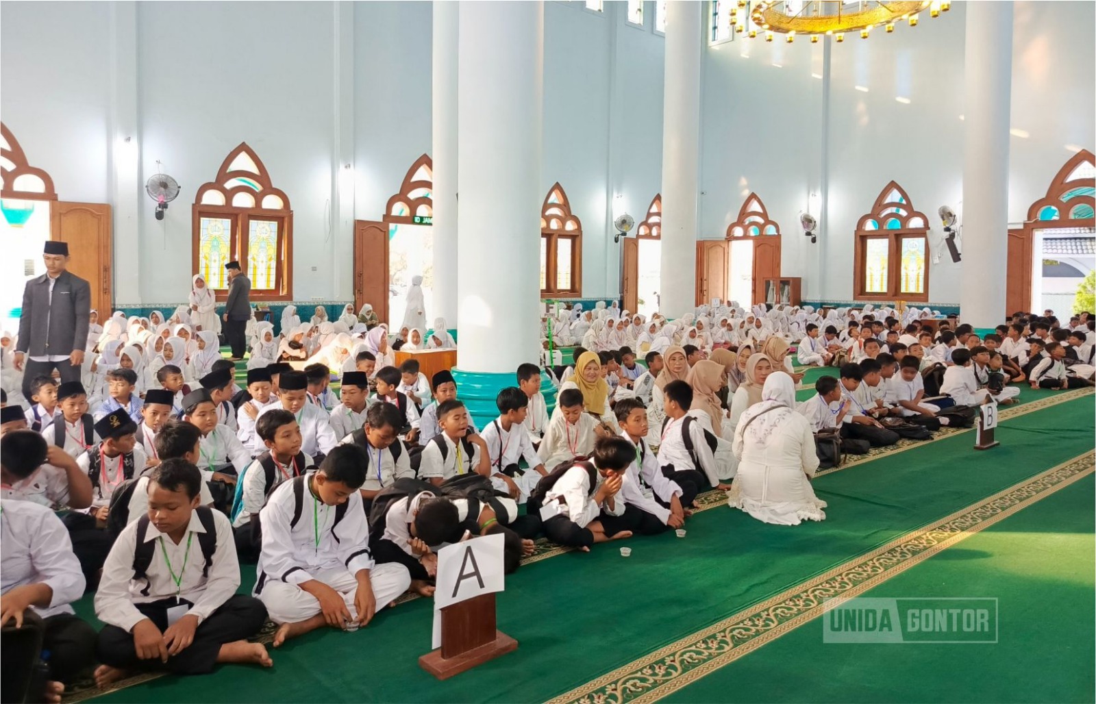 Pelatihan manasik haji siswa SD Kecamatan Siman di Universitas Darussalam Gontor dengan pendampingan mahasiswa Ta’mir