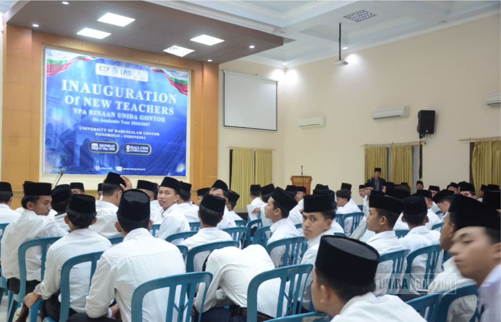 Pelantikan 150 pengajar TPA baru UNIDA Gontor Ponorogo