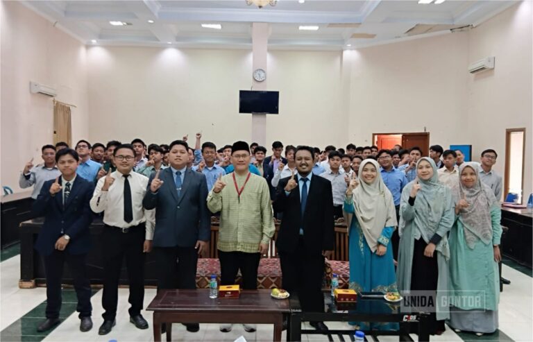 Wisdom Speech Hubungan Internasional UNIDA Gontor bersama Diplomat Amar Ma’ruf membahas politik MENA