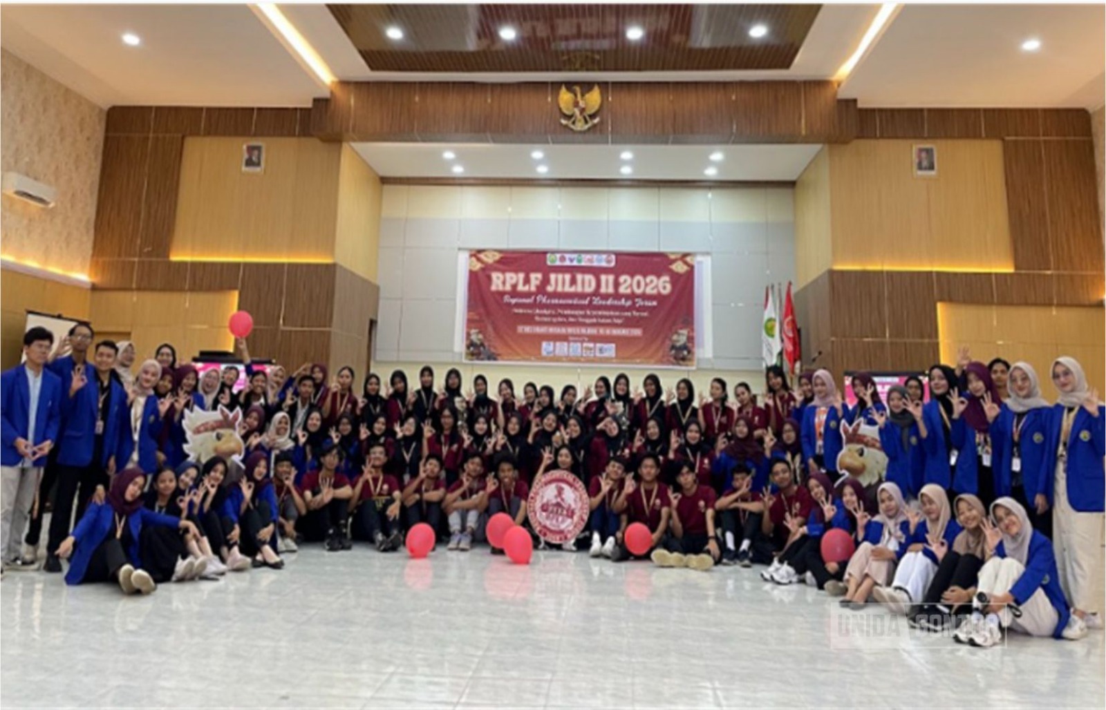 Mahasiswa Farmasi UNIDA Gontor mengikuti kegiatan RPLF ISMAFARSI Wilayah Batara Jatim di Madiun
