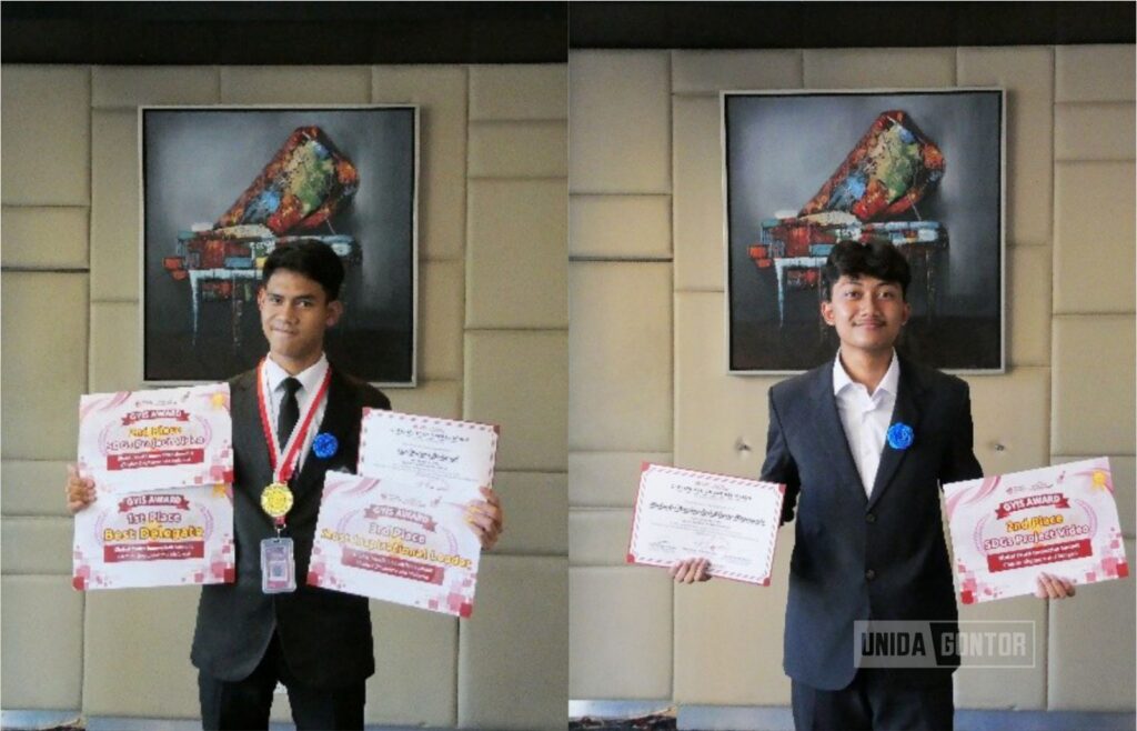 Mahasiswa UNIDA Gontor menerima penghargaan pada ajang Global Youth Innovation Summit 2026 di Malaysia dan Singapura