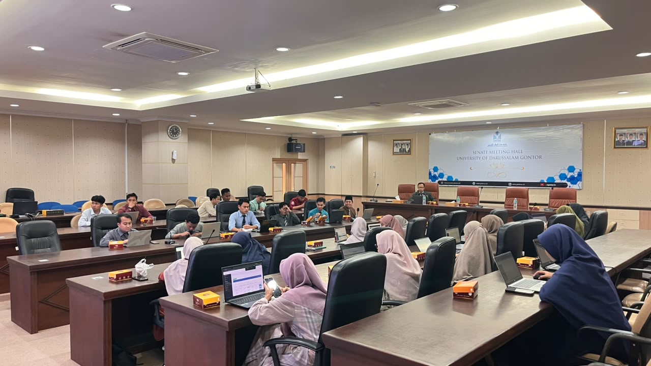 Pendampingan input RKAT melalui E-Budgeting oleh BAK UNIDA Gontor bersama bendahara satuan kerja