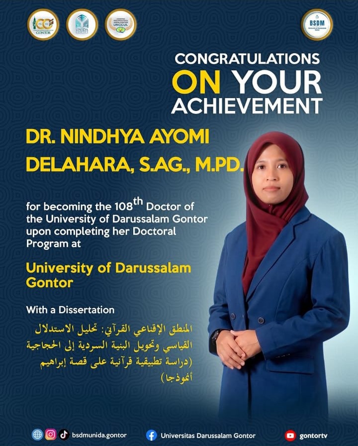 Dua doktor perempuan baru UNIDA Gontor menerima apresiasi atas capaian akademik