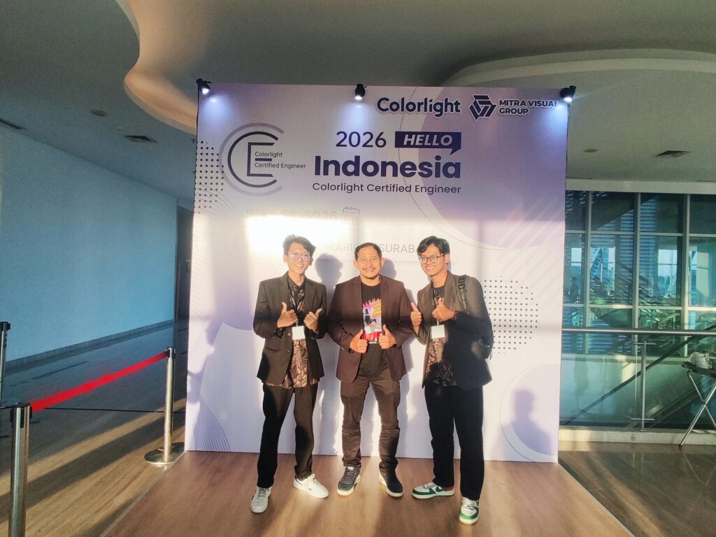 UNIDA Gontor mengikuti program sertifikasi Colorlight Certified Engineer di Surabaya