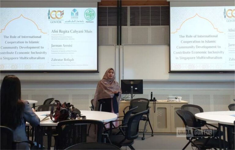 Dosen Hubungan Internasional UNIDA Gontor Diseminasi Riset Kolaboratif di NTU Singapura