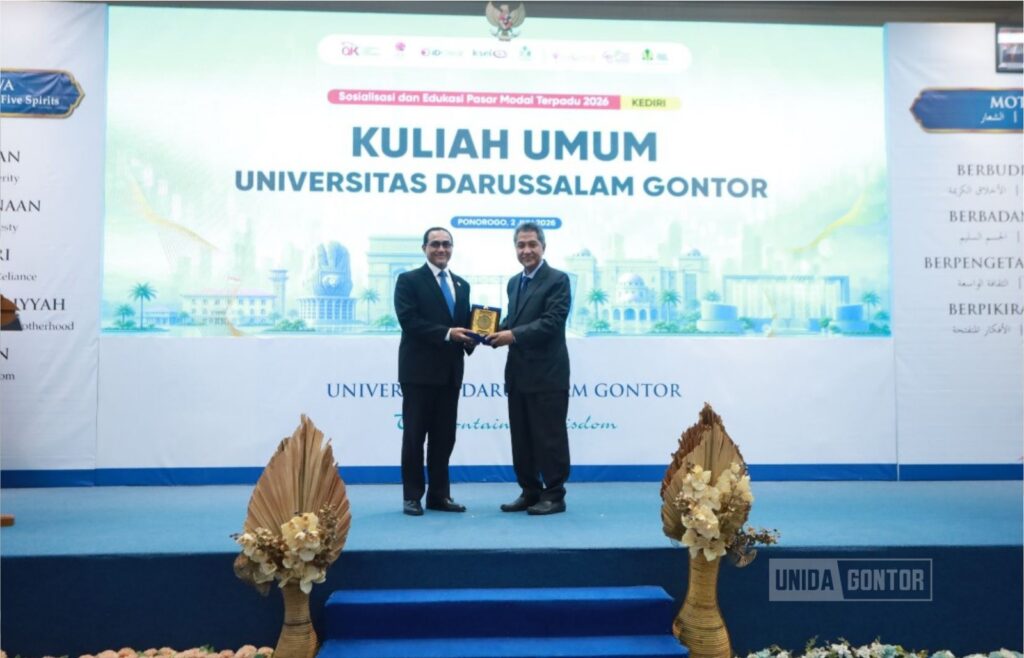 Kuliah umum OJK Mengajar di UNIDA Gontor tentang literasi pasar modal syariah