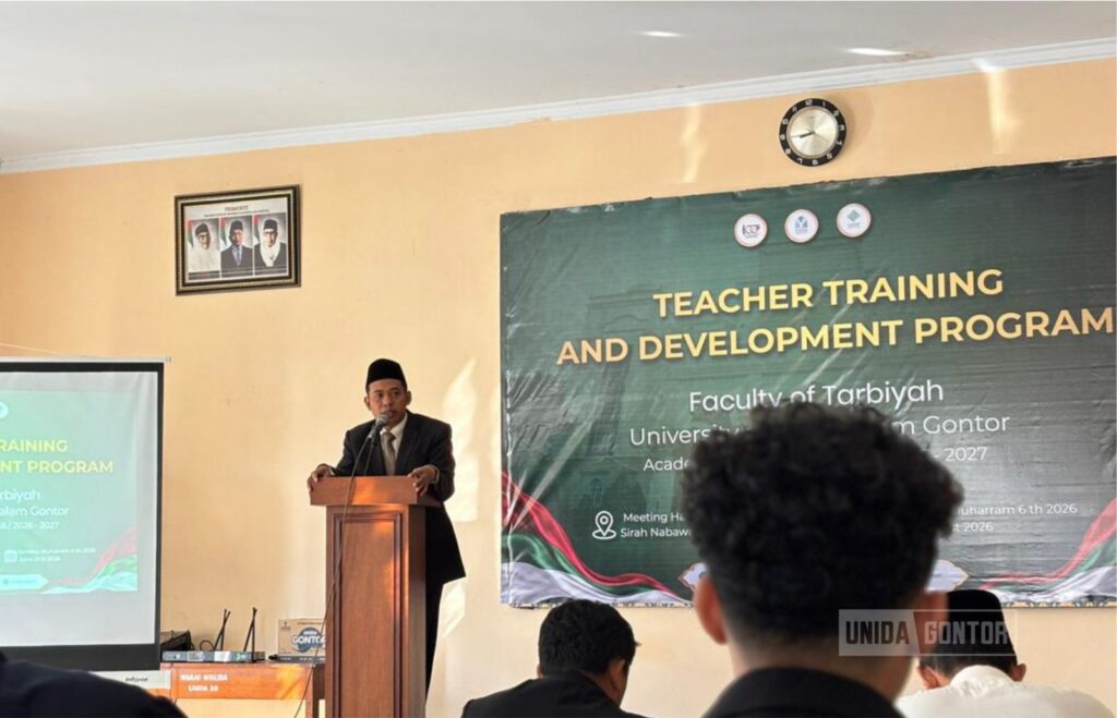Pelatihan guru profesional Fakultas Tarbiyah UNIDA Gontor 2026
