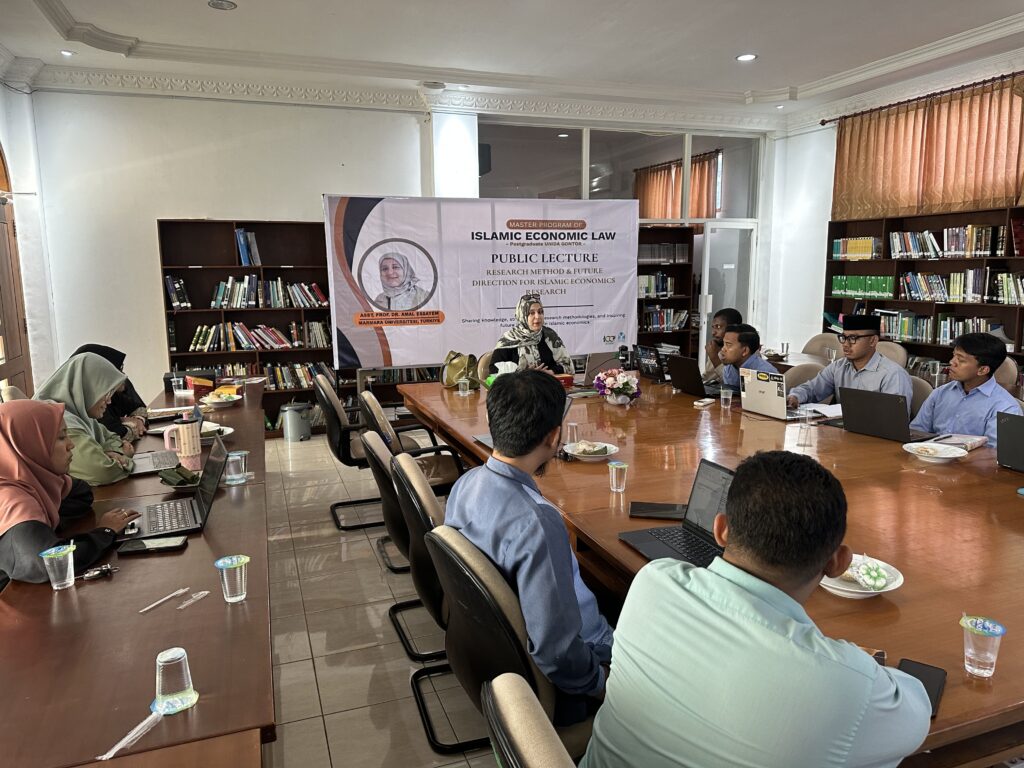 UNIDA Gontor welcomes Dr. Amal Essayem from Marmara University for academic collaboration Title UNIDA Gontor Welcomes Marmara University Scholar Caption UNIDA Gontor welcomes Dr. Amal Essayem during her academic visit and collaboration program Description UNIDA Gontor hosts Dr. Amal Essayem from Marmara University, Türkiye, for academic collaboration, research activities, guest lectures, and community engagement programs.