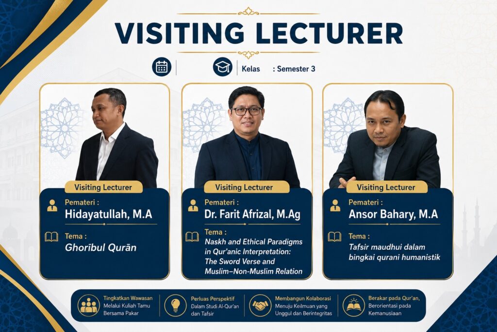 Visiting Doktor UPTIQ Perkuat Kolaborasi Akademik Kajian Tafsir di UNIDA Gontor