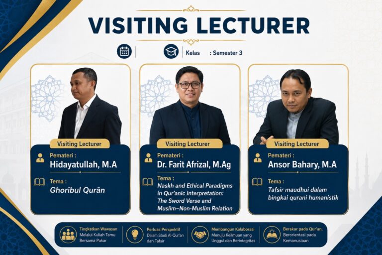 Visiting Doktor UPTIQ Perkuat Kolaborasi Akademik Kajian Tafsir di UNIDA Gontor