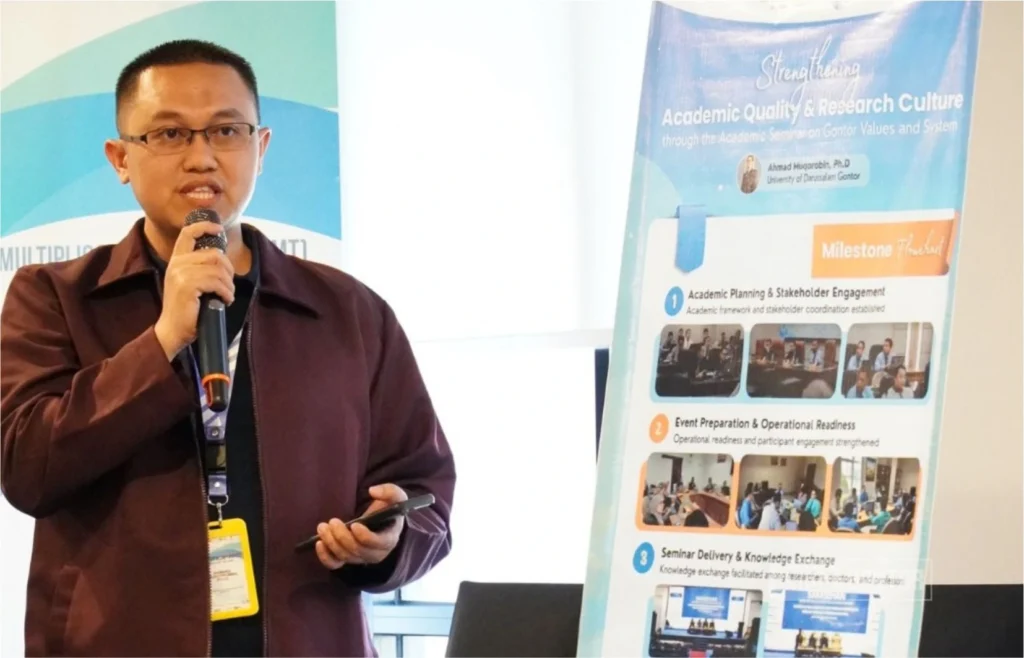 Ahmad Muqorobin mengikuti DIES NMT LEAP 2026 Phase 2
