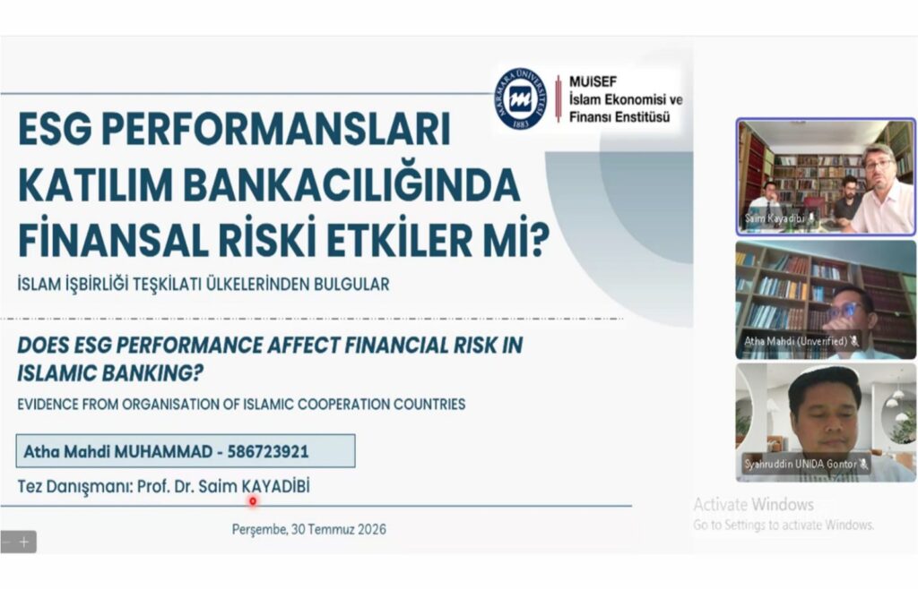 Dosen UNIDA Gontor Dipercaya Menguji Tesis Pascasarjana Universitas Marmara Turkiye