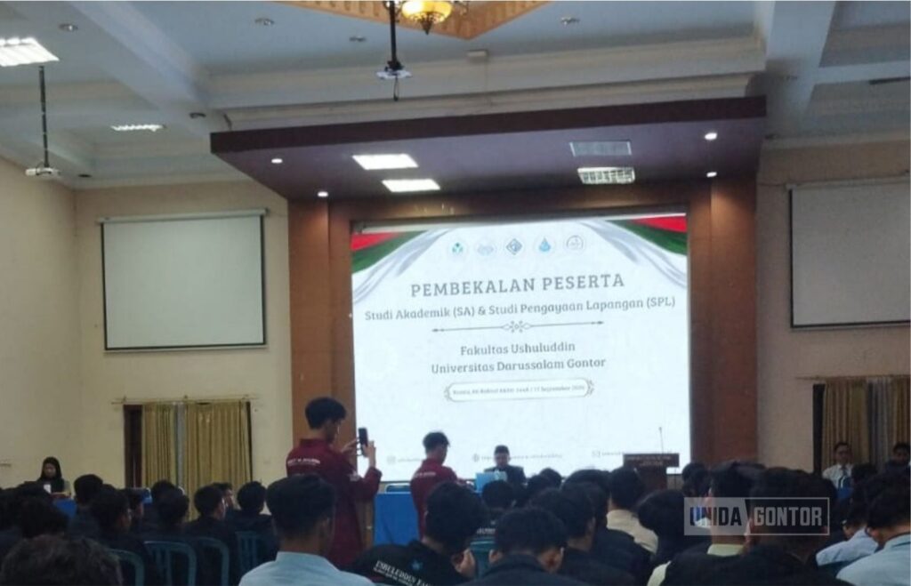 Pembekalan Studi Akademik dan Studi Pengayaan Lapangan Fakultas Ushuluddin UNIDA Gontor
