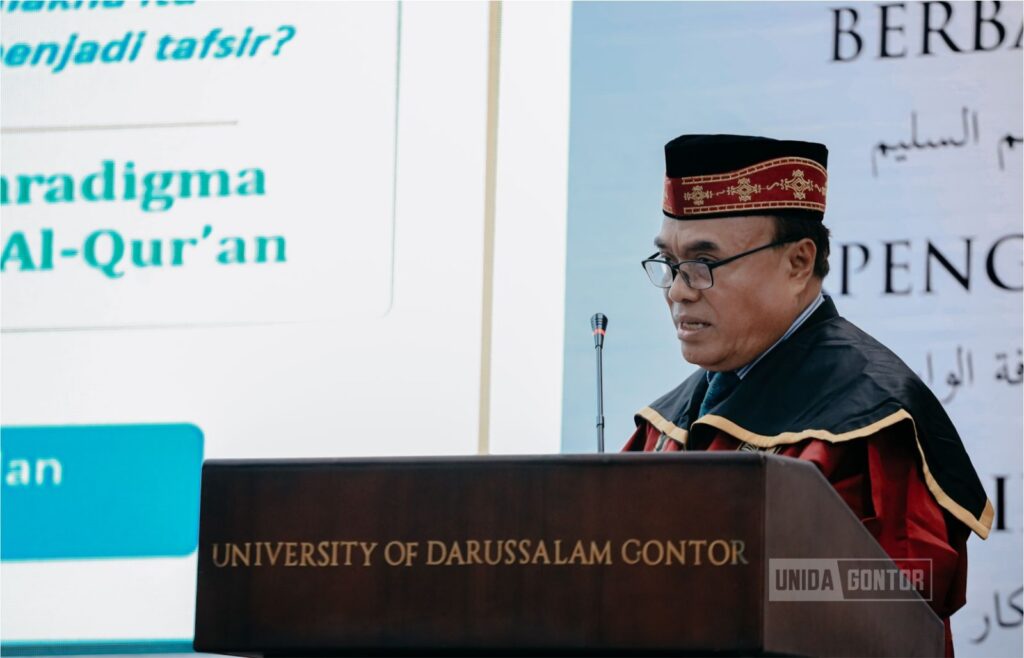 Pengukuhan empat Guru Besar UNIDA Gontor dalam Rapat Terbuka Senat
