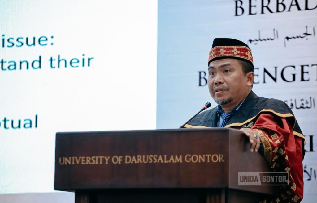Pengukuhan empat Guru Besar UNIDA Gontor dalam Rapat Terbuka Senat