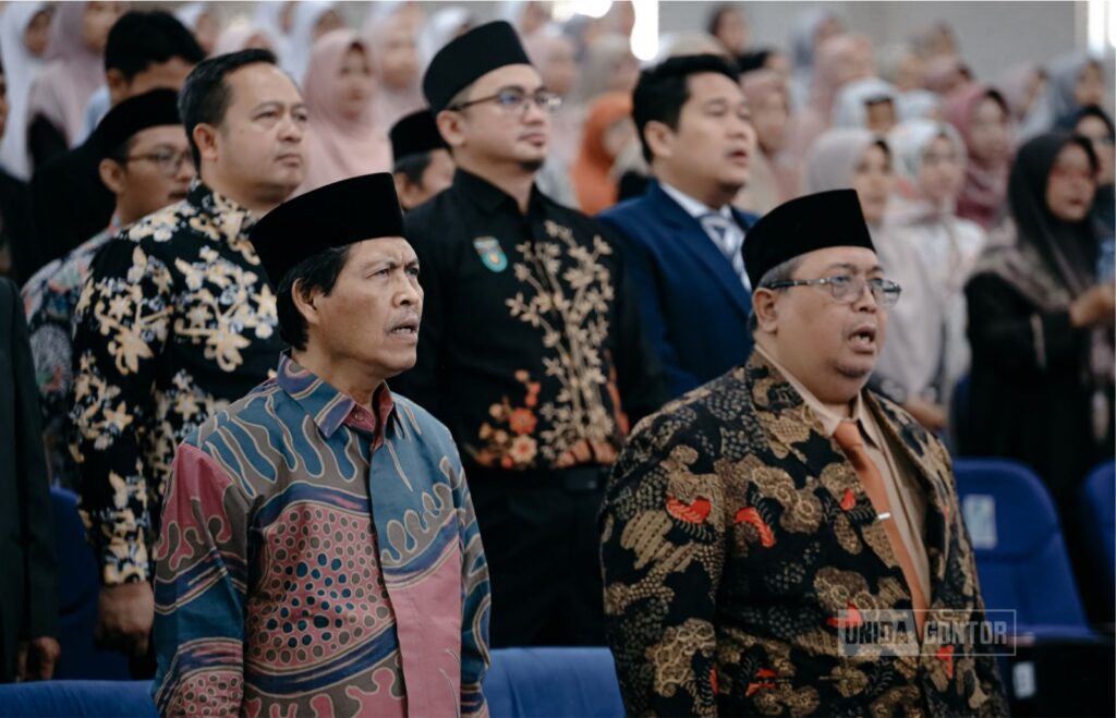 Pengukuhan empat Guru Besar UNIDA Gontor dalam Rapat Terbuka Senat