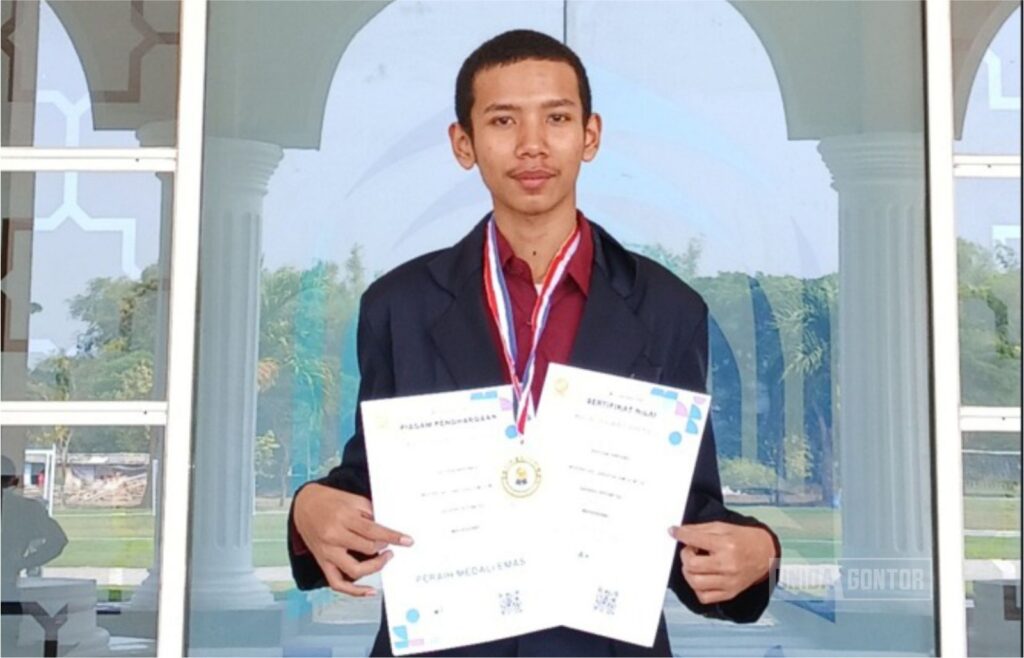 Mahasiswa UNIDA Gontor Raih Juara 1 dan Medali Emas Nasional Bahasa Indonesia