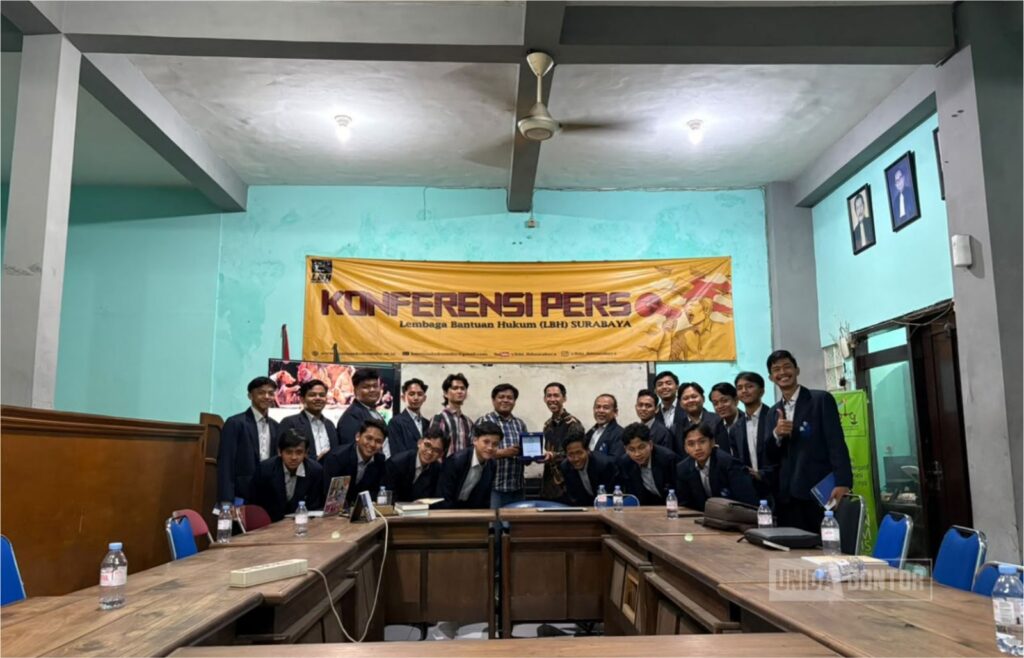 Mahasiswa PMH UNIDA Gontor Perdalam Wawasan Praktik Bantuan Hukum di LBH Surabaya