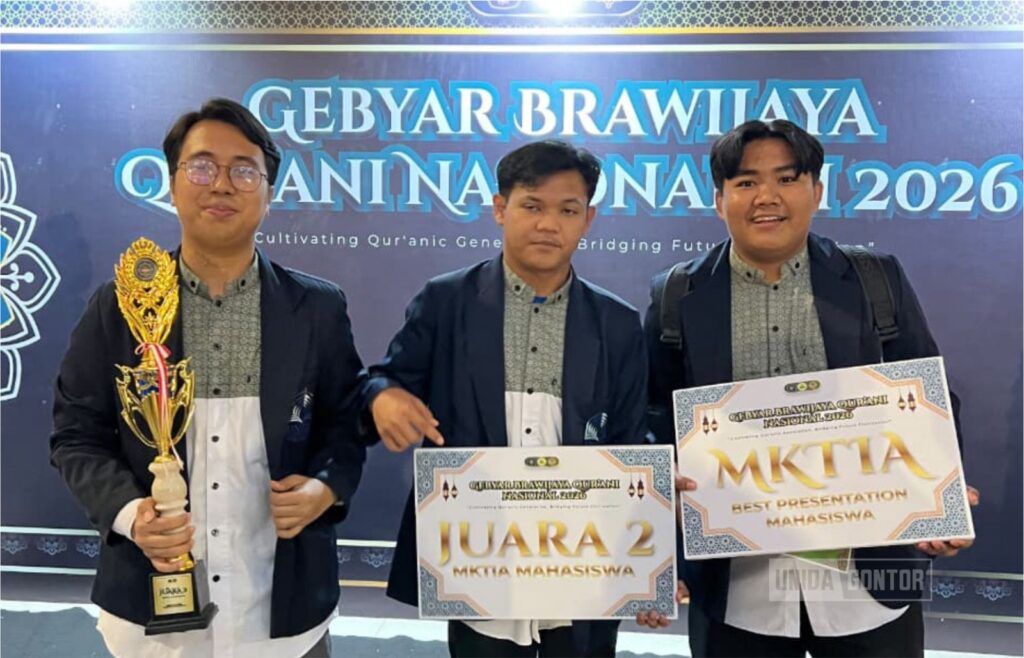 Mahasiswa PBA UNIDA Gontor Raih Juara 2 MKTIA GBQN XI 2026