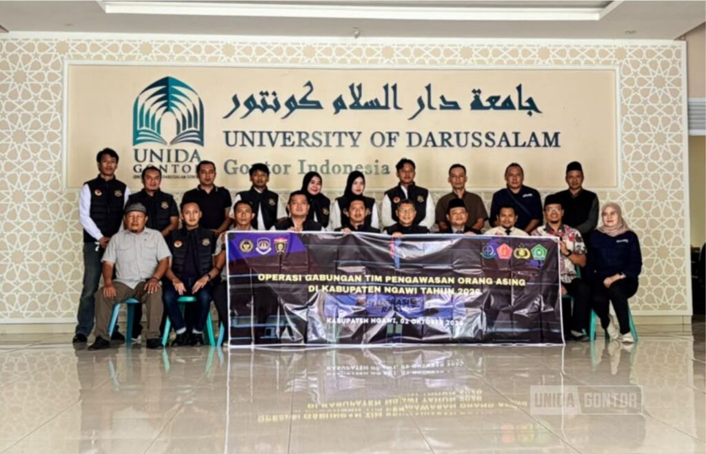 UNIDA Gontor Kelas C Terima Kunjungan Tim Gabungan Pemantauan Orang Asing
